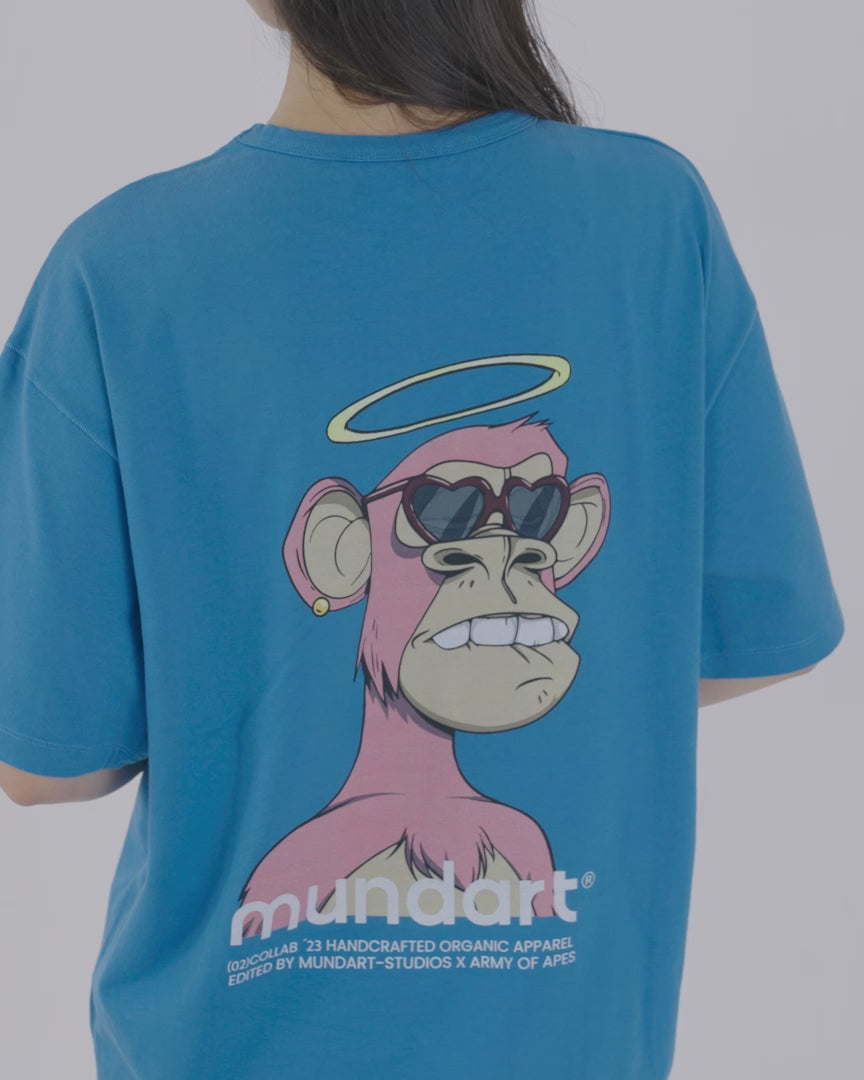 Vamos Tee x Army of Apes Blue - made in portugal